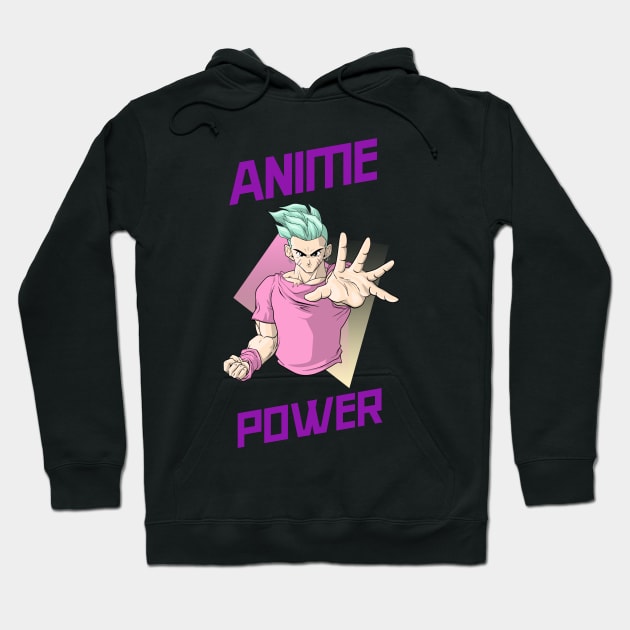 Anime Power Hoodie by arkitekta